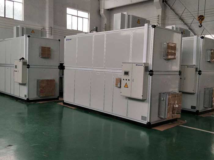 濟南銘威化工鋰電池鈷酸鋰零下40℃露點，三臺全新風轉(zhuǎn)輪除濕機組